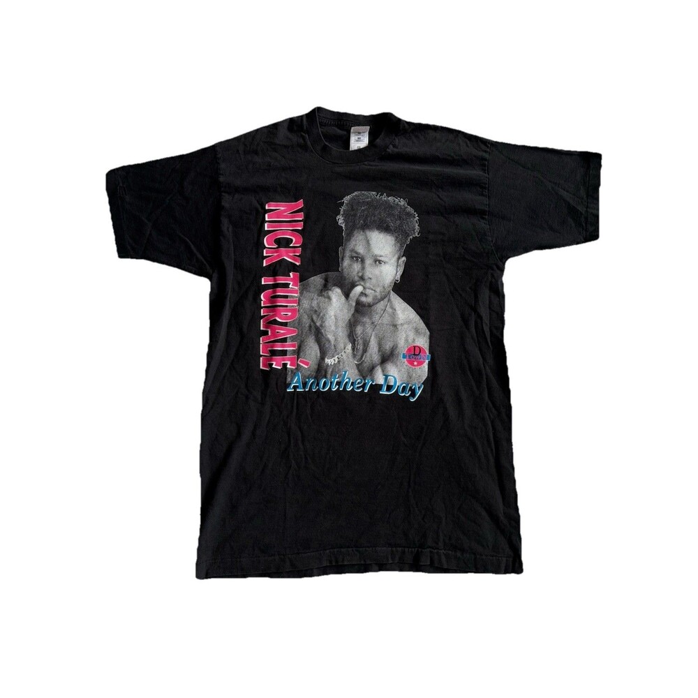 Vintage 90s Nick Turale Another Day D-Town Records Rap Tee T Shirt Mens 2XL